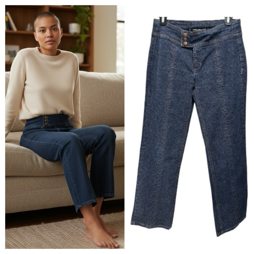 DKNY jeans Classic Blue Women's Jeans with split size 4